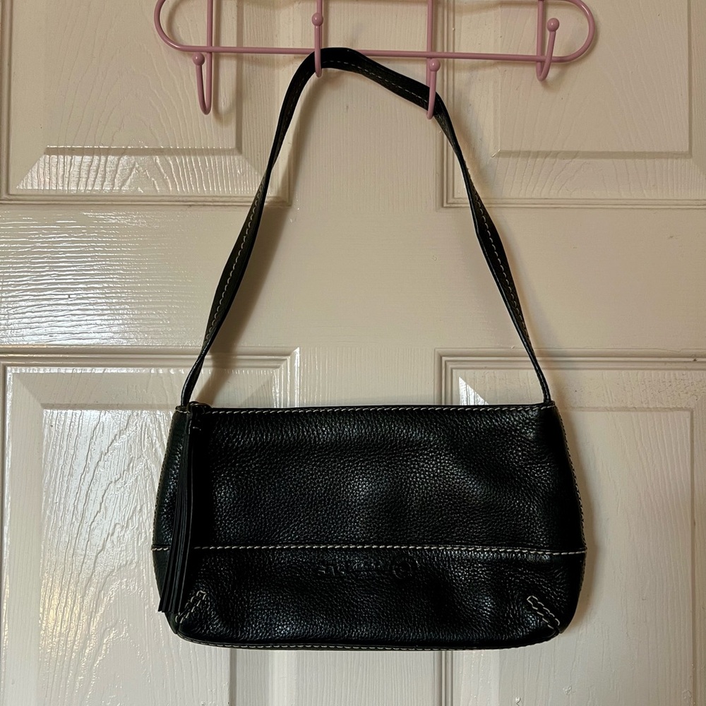The Sak Black Leather Shoulder Bag